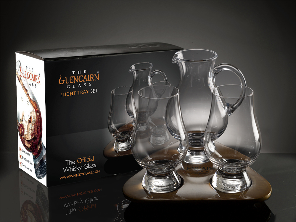 Glencairn Glass Flight Tray set